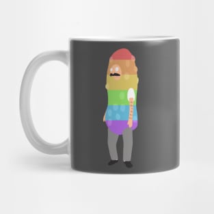 Rainbow Pickle Bob Mug